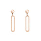 Goddess Collection - Rose Gold Genesis Earrings