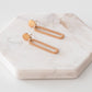 Goddess Collection - Rose Gold Genesis Earrings