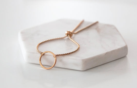 Goddess Collection - Rose Gold Honey Bracelet