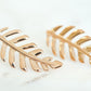 Goddess Collection - Rose Gold Laurel Leaf Stud Earrings