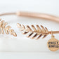 Goddess Collection - Rose Gold Laurel Leaf Bracelet