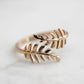 Goddess Collection - Rose Gold Laurel Leaf Ring