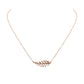 Goddess Collection - Rose Gold Laurel Leaf Necklace
