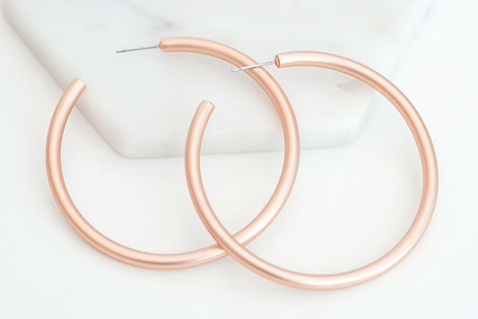 Goddess Collection - Rose Gold Maira Earrings 2.5