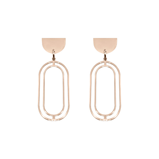 Goddess Collection - Rose Gold Olivia Earrings
