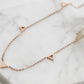 Goddess Collection - Rose Gold Tron Necklace
