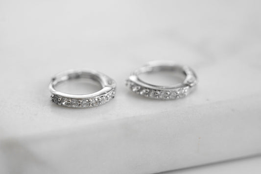 Goddess Collection - Silver Andy Earrings