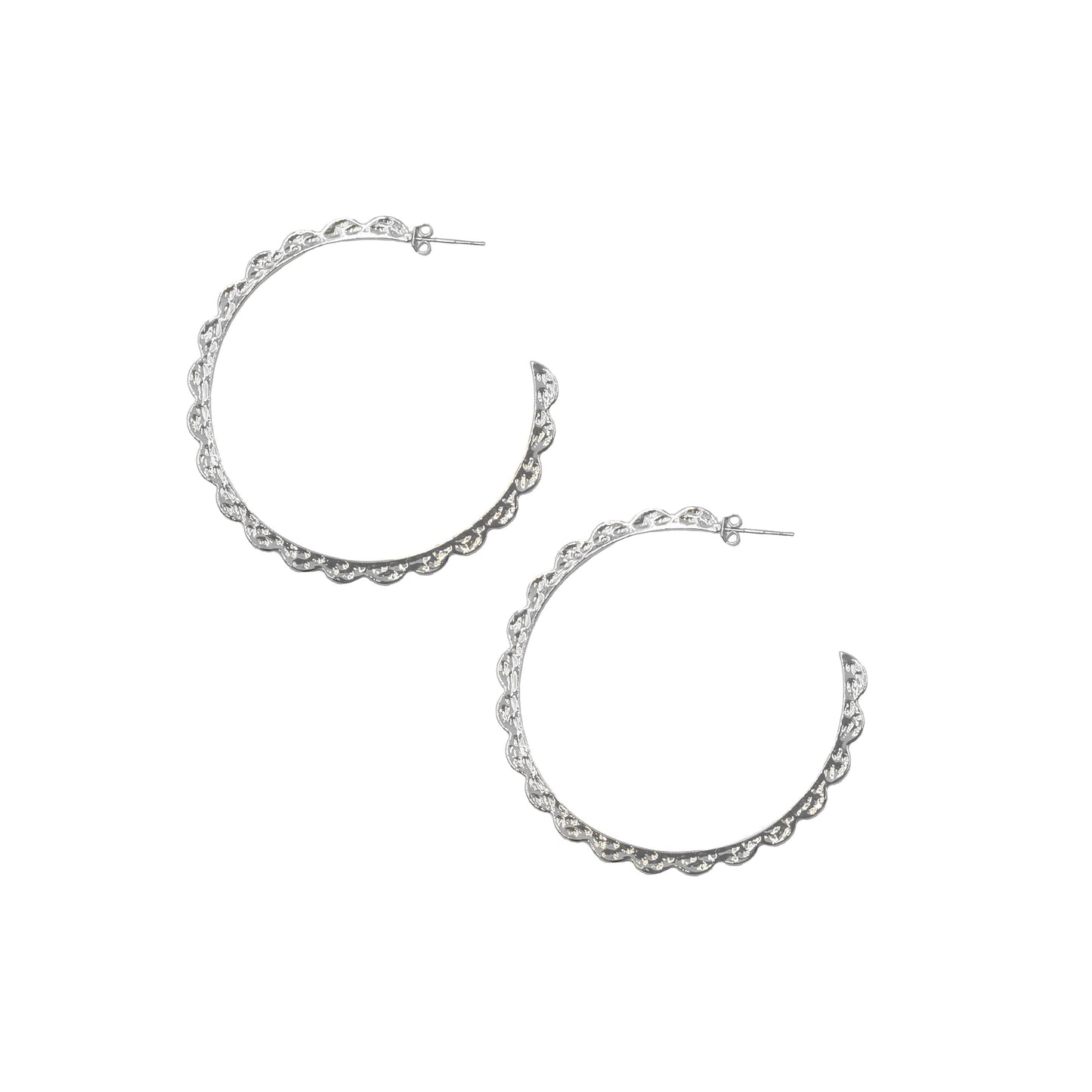 Goddess Collection - Silver Athena Earrings