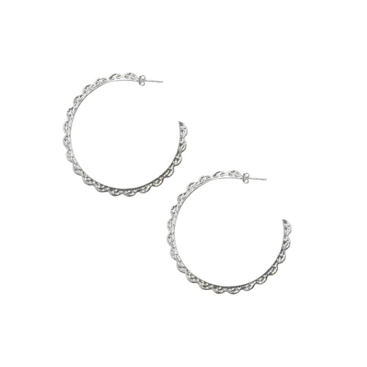 Goddess Collection - Silver Athena Earrings