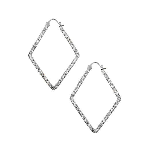 Goddess Collection - Silver Bling Maddox Earrings