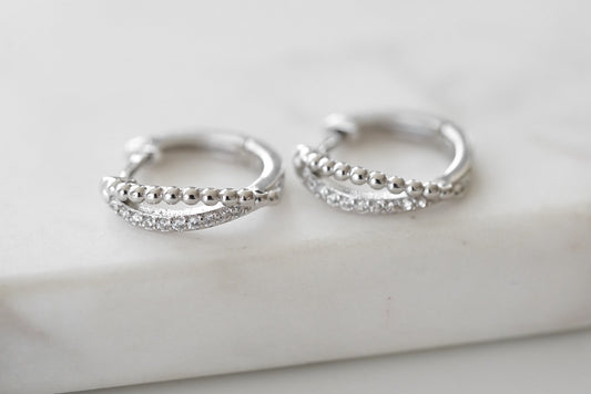 Goddess Collection - Silver Elle Earrings