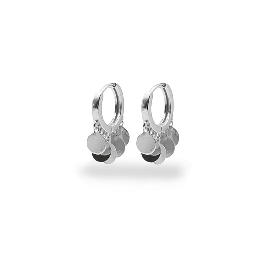 Goddess Collection - Silver Esmeralda Earrings