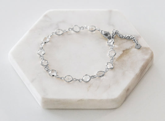 Goddess Collection - Silver Kira Anklet