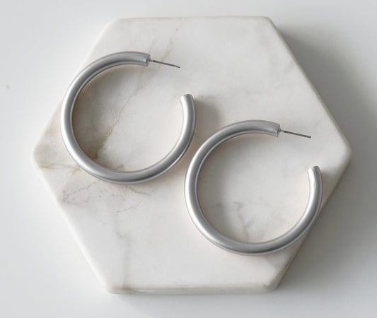 Goddess Collection - Silver Maira Earrings 2