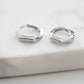 Goddess Collection - Silver Omega Earrings