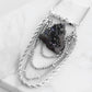 Goddess Collection - Silver Raven Xena Necklace