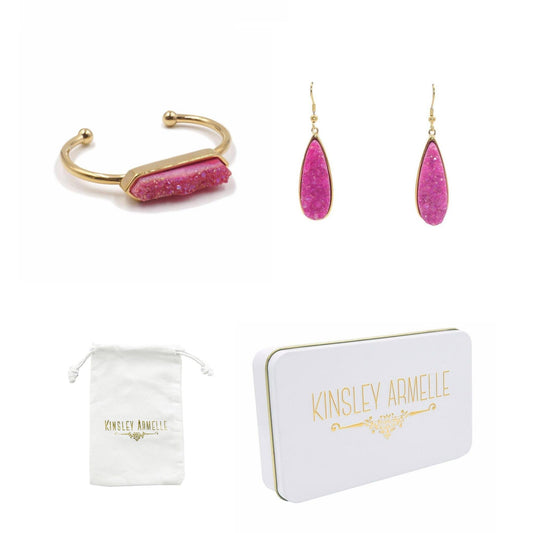 Gold Blush Quartz Gift Set