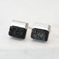 Gracie Collection - Silver Raven Quartz Stud Earrings
