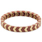 Herringbone Collection - Dark Amber Bracelet