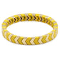 Herringbone Collection - Mustard Bracelet