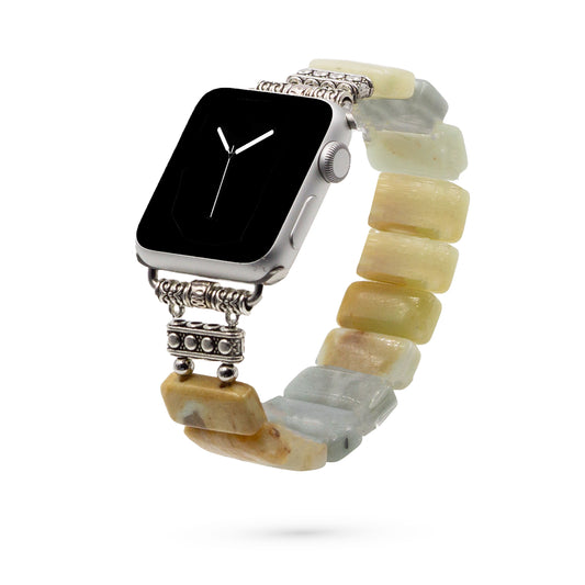 Holden Collection - Silver Solar Apple Watch Band