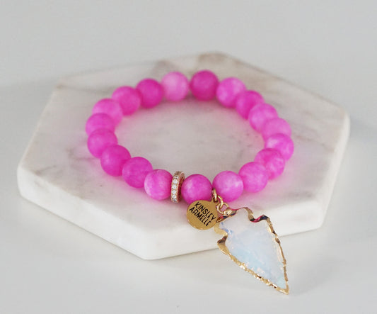 Jasper Collection - Fuchsia Bracelet