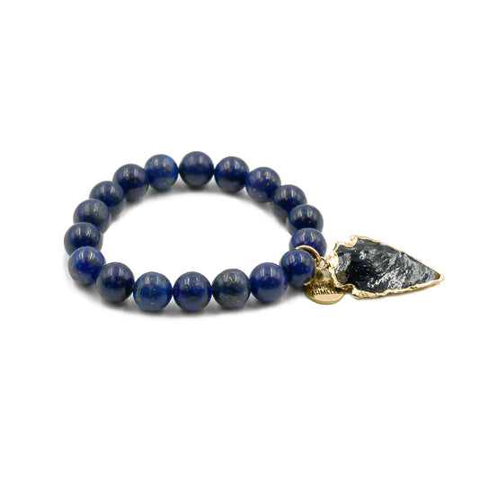 Jasper Collection - Indigo Bracelet 10mm