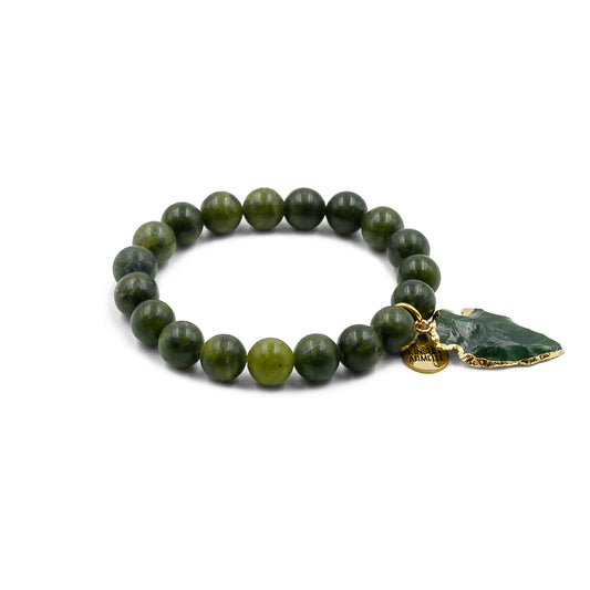Jasper Collection - Moss Bracelet 10mm