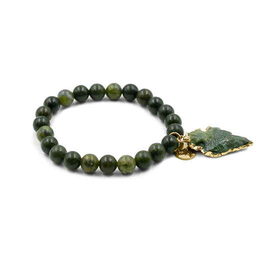 Jasper Collection - Moss Bracelet 8mm