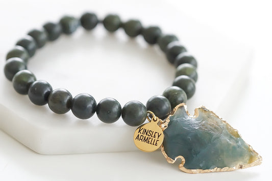 Jasper Collection - Moss Bracelet 8mm