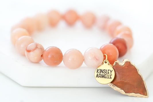 Jasper Collection - Old Rose Bracelet