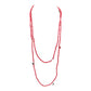 Jolene Collection - Silver Fuchsia Wrap Necklace