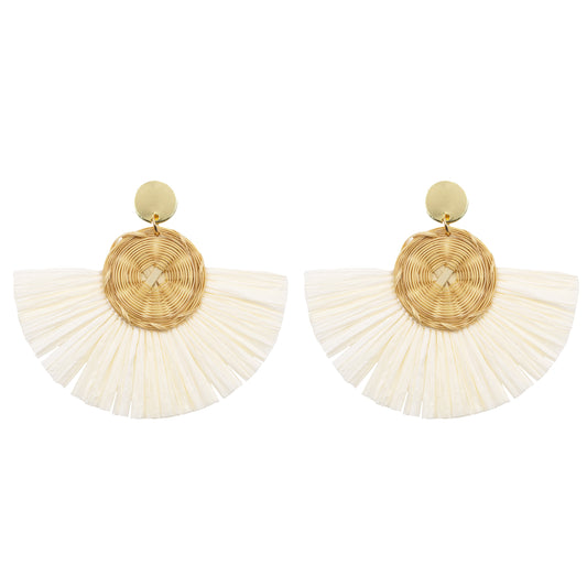 Kara Collection - Rattan Earrings