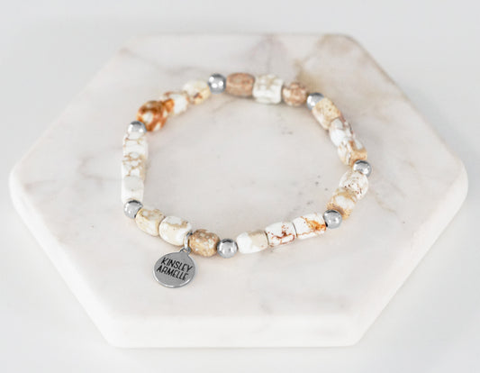Keystone Collection - Silver Russet Bracelet