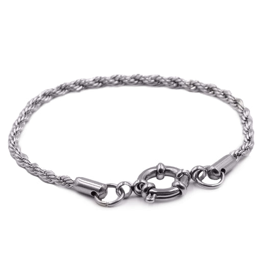 Kiara Collection - Silver Ravel Bracelet 3mm