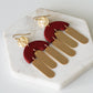 Kissa Collection - Maroon Earrings