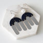 Kissa Collection - Silver Navy Earrings