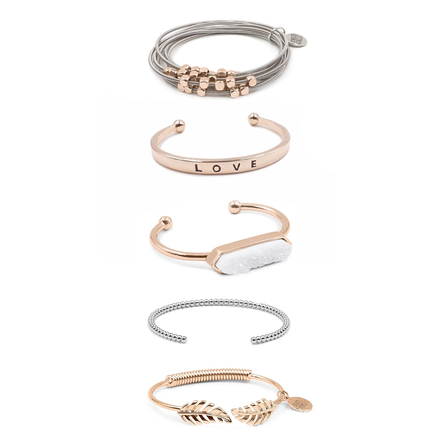 Rose Gold Lainey Bracelet Stack