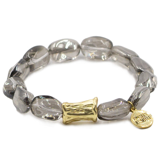 Lina Collection - Charcoal Bracelet