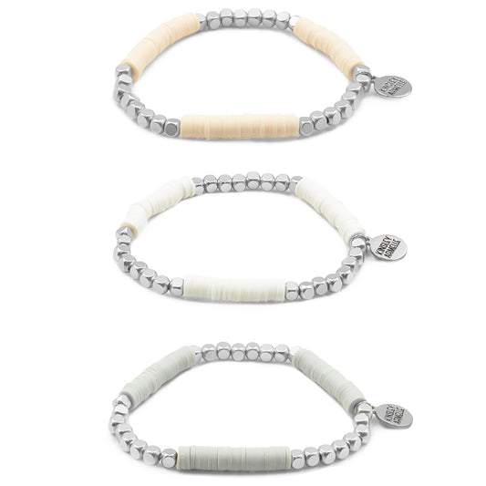 Silver Livia Bracelet Stack