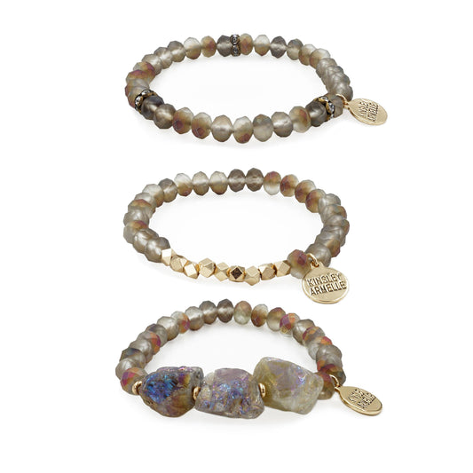 Lotus Bracelet Stack