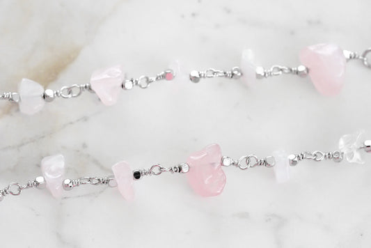 Luiza Collection - Silver Ballet Wrap Bracelet