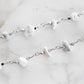 Luiza Collection - Silver Pepper Wrap Bracelet