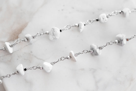 Luiza Collection - Silver Pepper Wrap Bracelet
