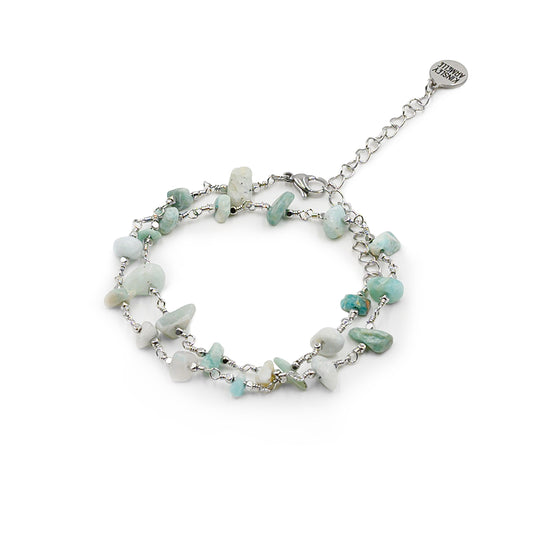 Luiza Collection - Silver Solar Wrap Bracelet