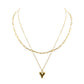 Lynsey Collection - Layered Heart Necklace