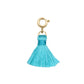 Maker Collection - Aqua Marine Tassel Charm