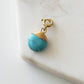 Maker Collection - Aqua Marine Wire Wrapped Charm