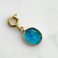 Maker Collection - Azure Oval Charm