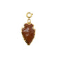Maker Collection - Brown Arrowhead Charm